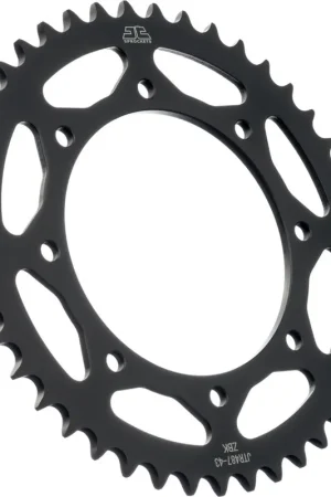 Gecertificeerd JT SPROCKETS - REAR STEEL 43T BL, 520 - Sprockets - BLACK ZINC FINISH